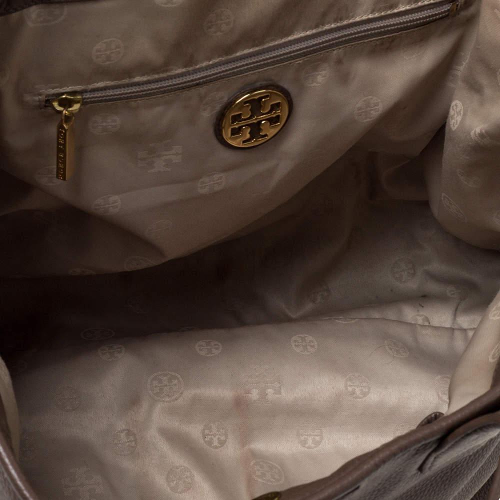 Tory Burch Brown/Beige Leder-Shopper-Tasche 3