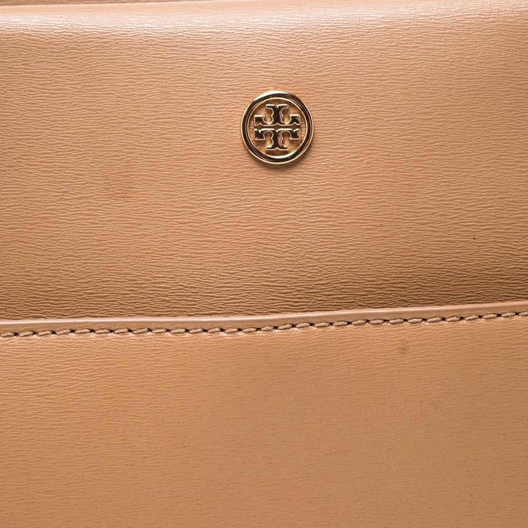 Tory Burch Brown Leather Large Parker Tote For Sale at 1stDibs | tory ...