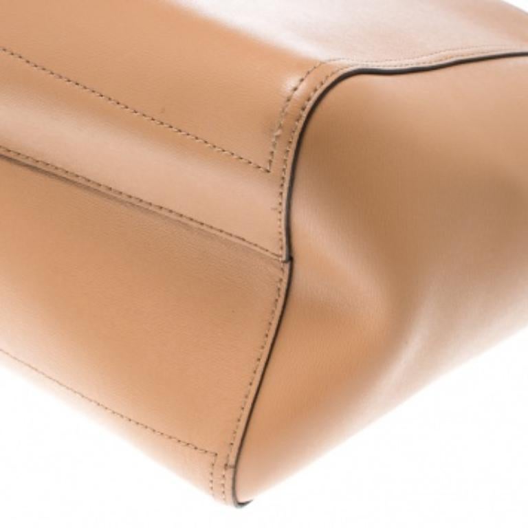 Tory Burch Große Parker-Tasche aus braunem Leder im Angebot 2