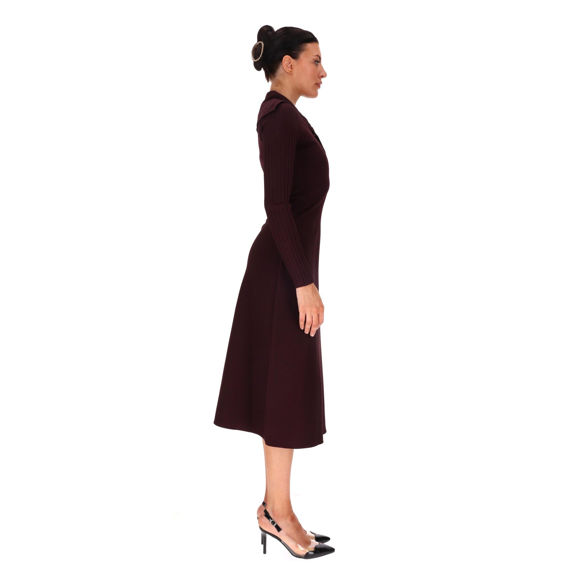 Tory Burch Midikleid mit Kragen im Zustand „Hervorragend“ im Angebot in London, GB