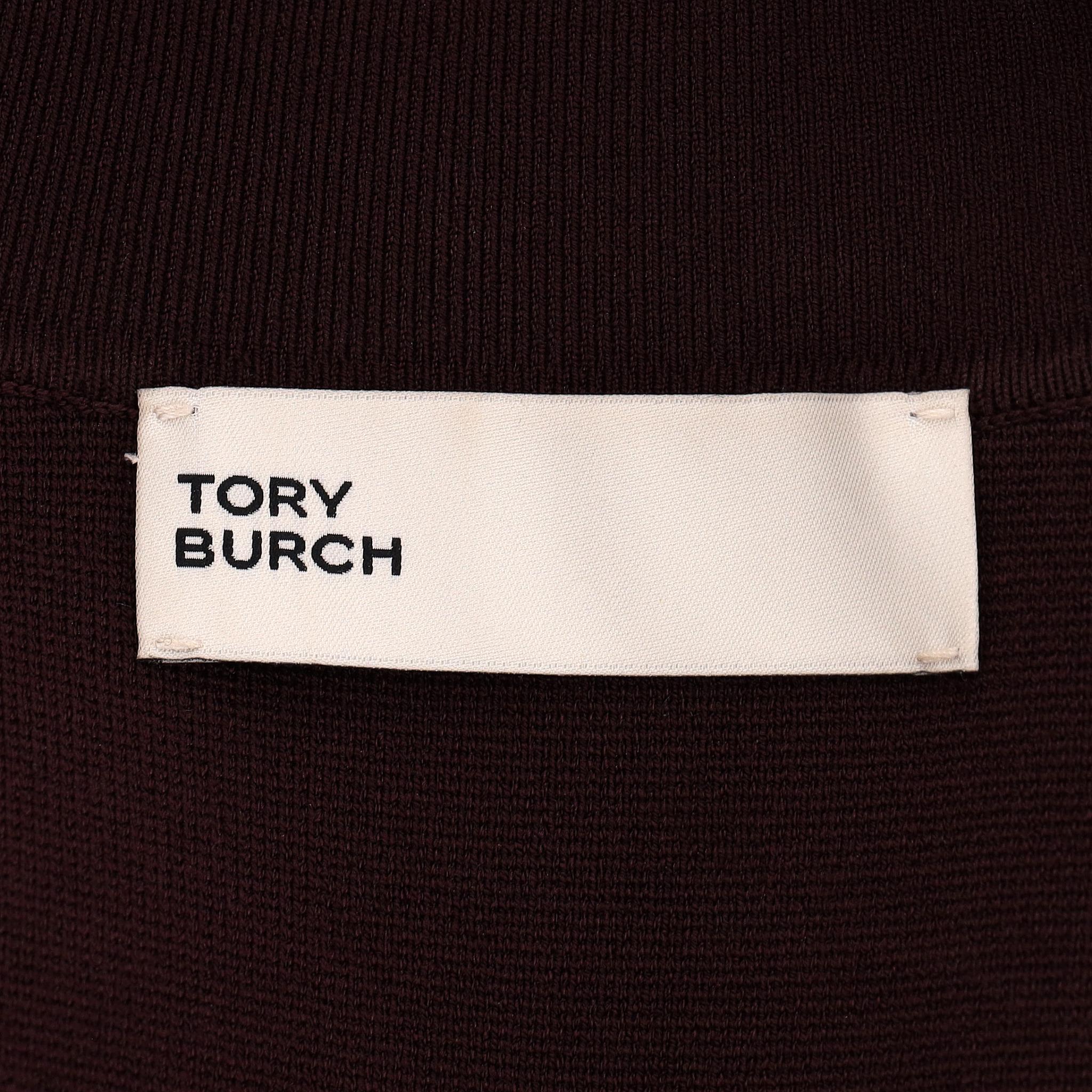 Tory Burch Midikleid mit Kragen im Angebot 2