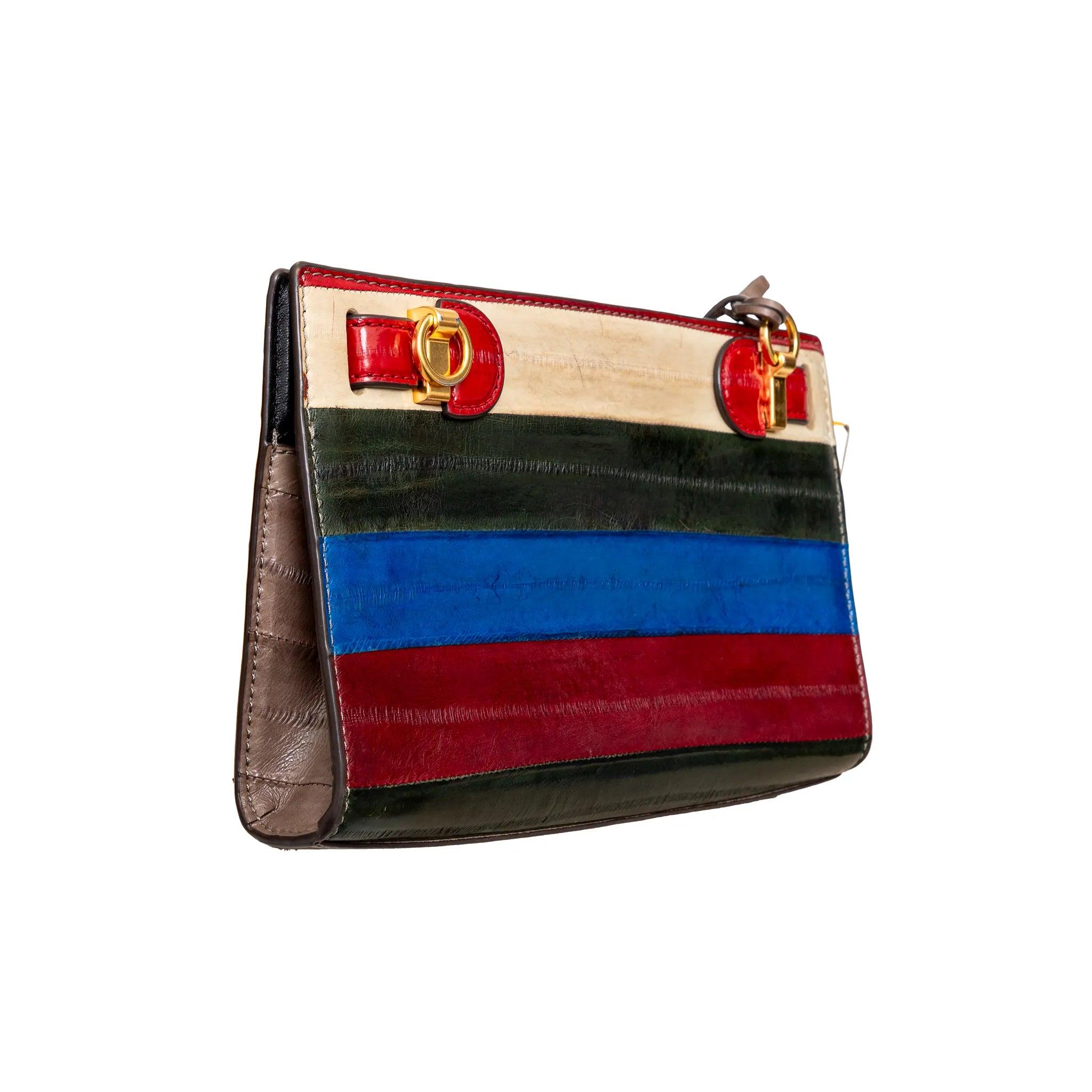 Noir Pochette Tory Burch à motifs colorés - '00s en vente