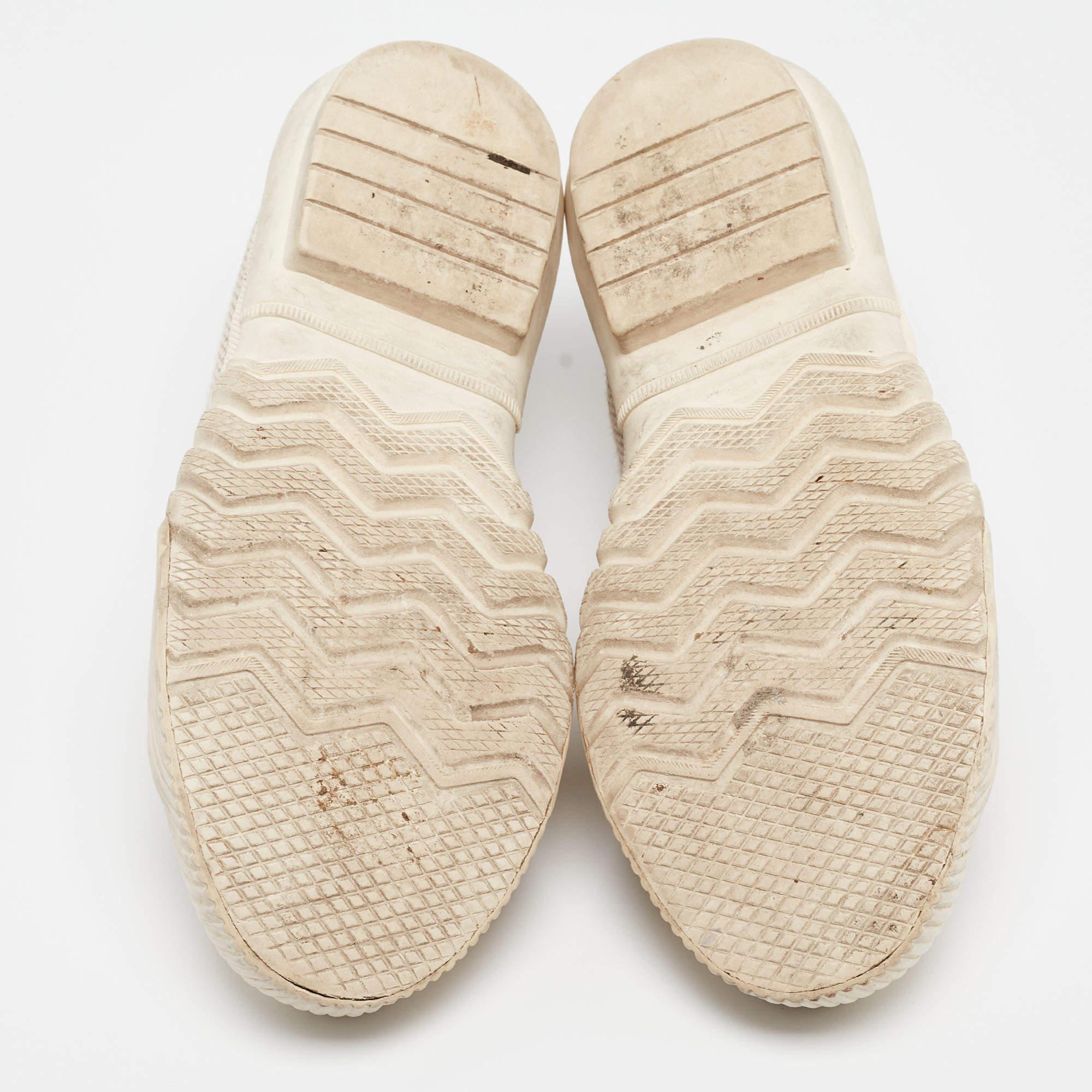 Tory Burch Creme Canvas Schnür-Turnschuhe mit Schnürung Größe 38 im Angebot 1
