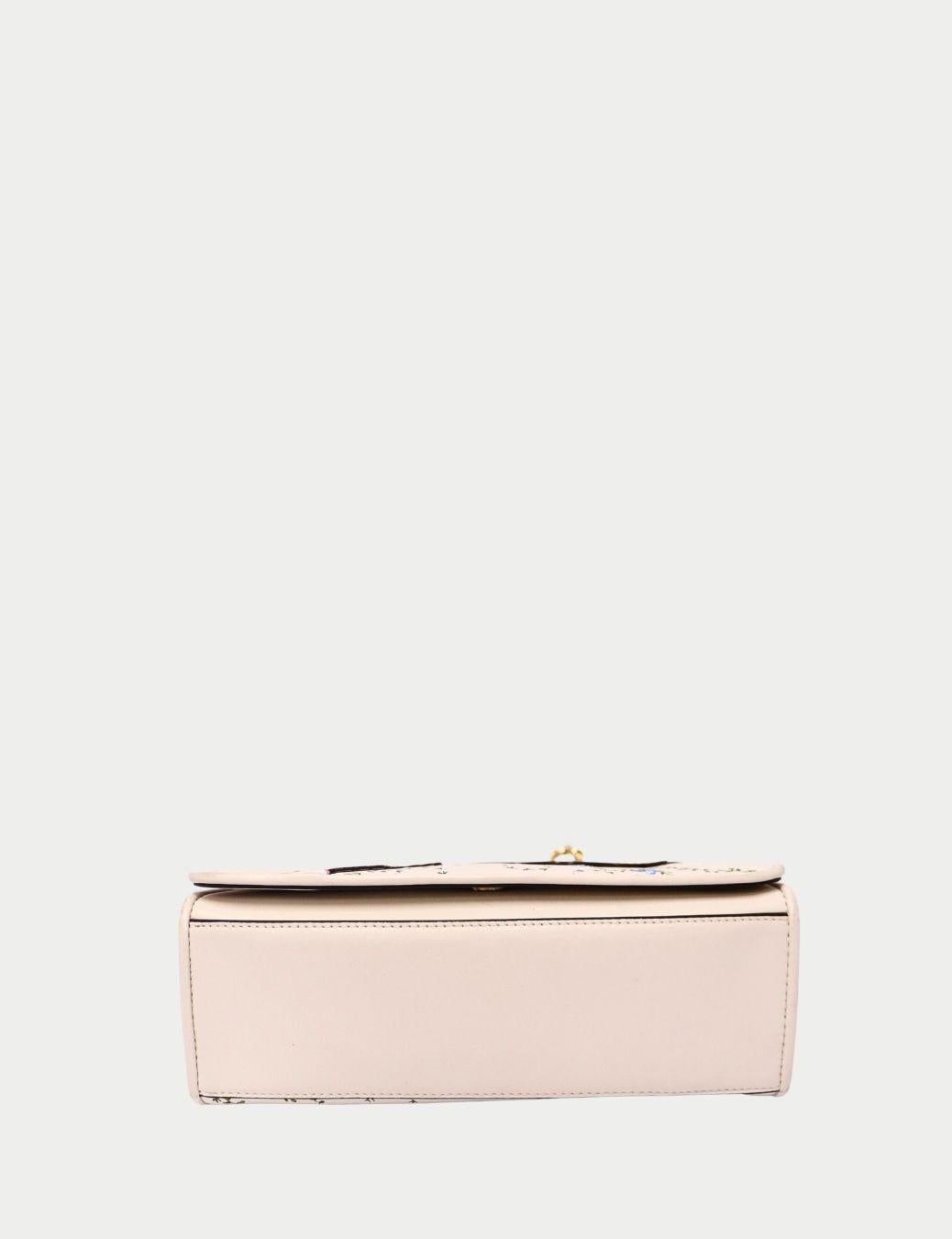 Tory Burch Cream Floral Umhängetasche (Beige) im Angebot