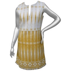 Tory Burch Crisp Cotton Blend Sleeveless Sheath Dress US Size 2