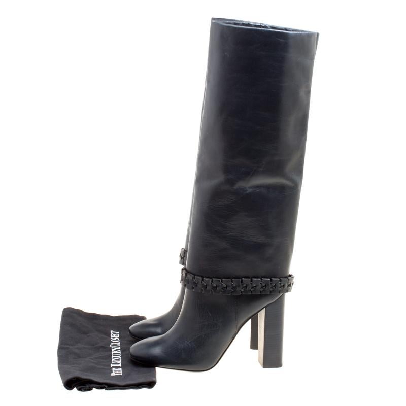 Tory burch sarava leather knee boots sales