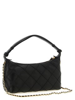Tory Burch Fleming Clutch — Black