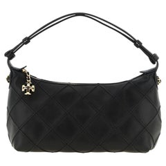 Tory Burch Fleming Clutch — Black