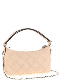 Tory Burch Fleming Shoulder Bag — Beige