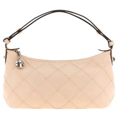 Tory Burch Fleming Shoulder Bag — Beige