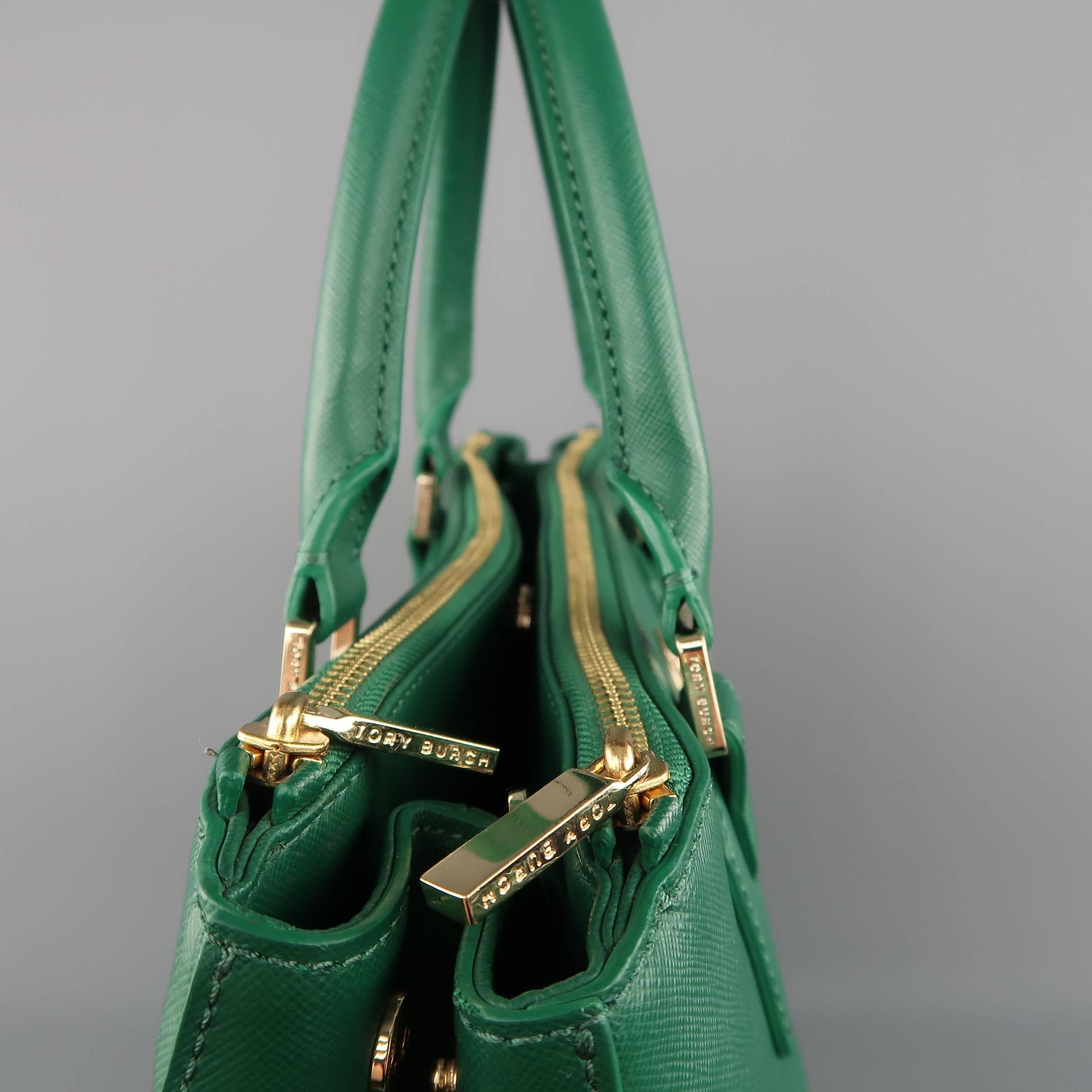 tory burch green handbag