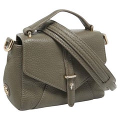 Borsa Tory Burch 797 in pelle grigia con manico superiore