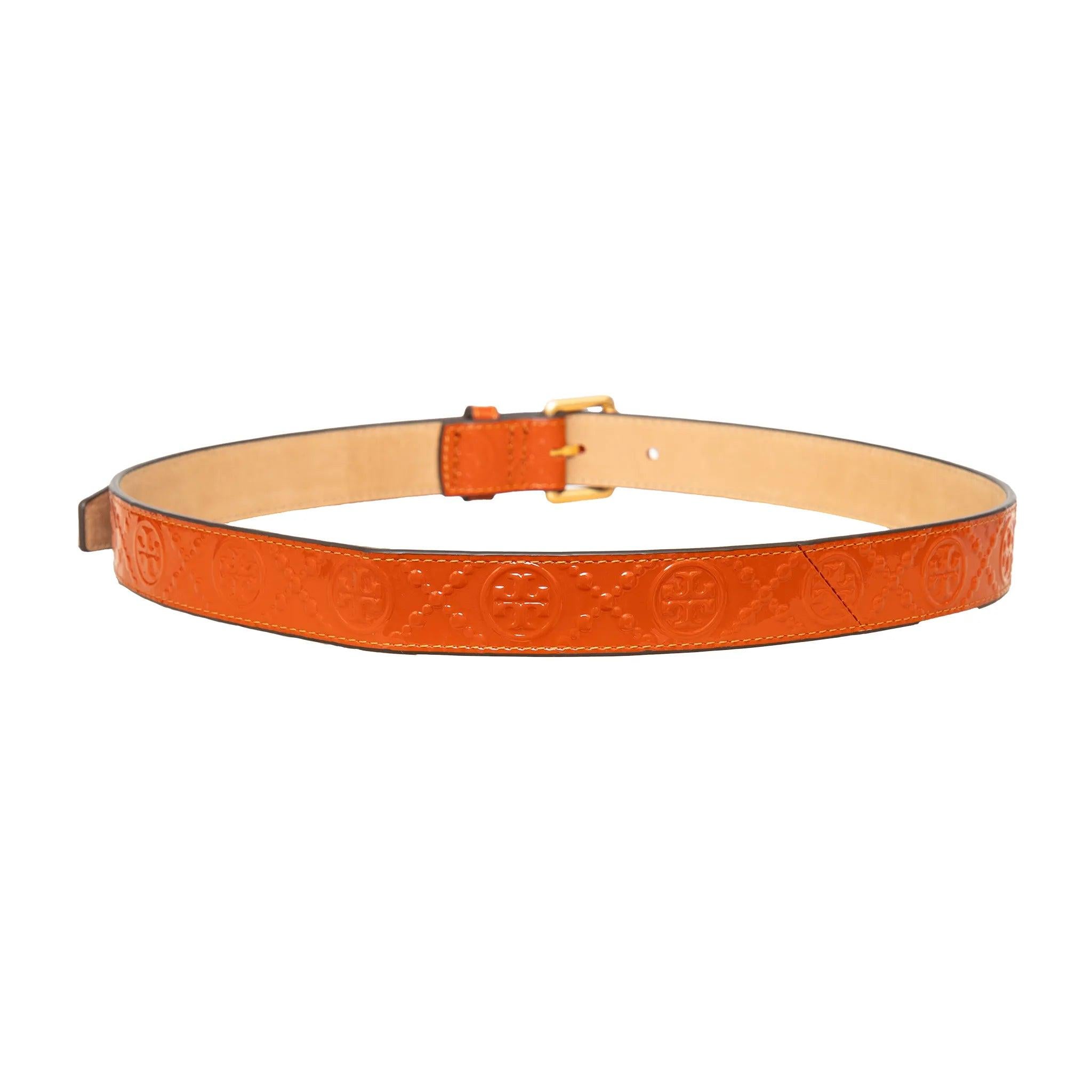 Cintura con logo in rilievo Tory Burch - anni '10 In condizioni ottime in vendita a Milano, IT