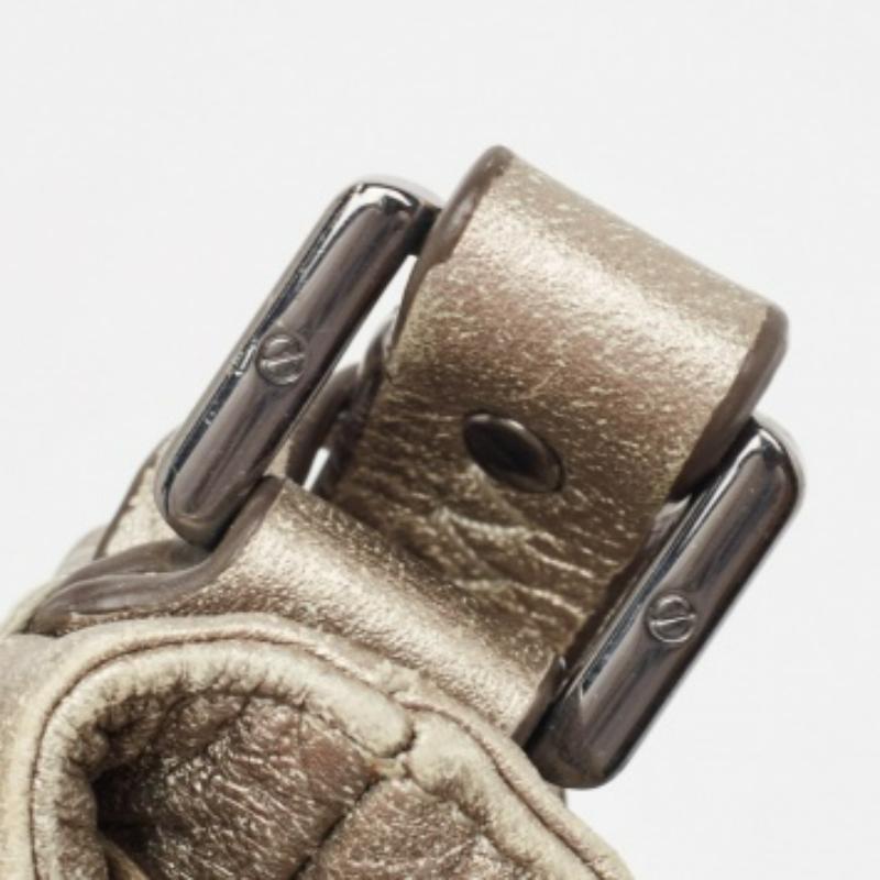 Tory Burch Borsa con nappe in pelle metallica in vendita 1