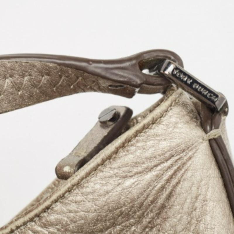 Tory Burch Borsa con nappe in pelle metallica in vendita 2
