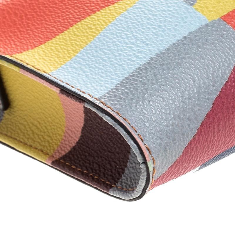 Tory Burch Multicolor Leather Crossbody Bag In Excellent Condition For Sale In Dubai, Al Qouz 2