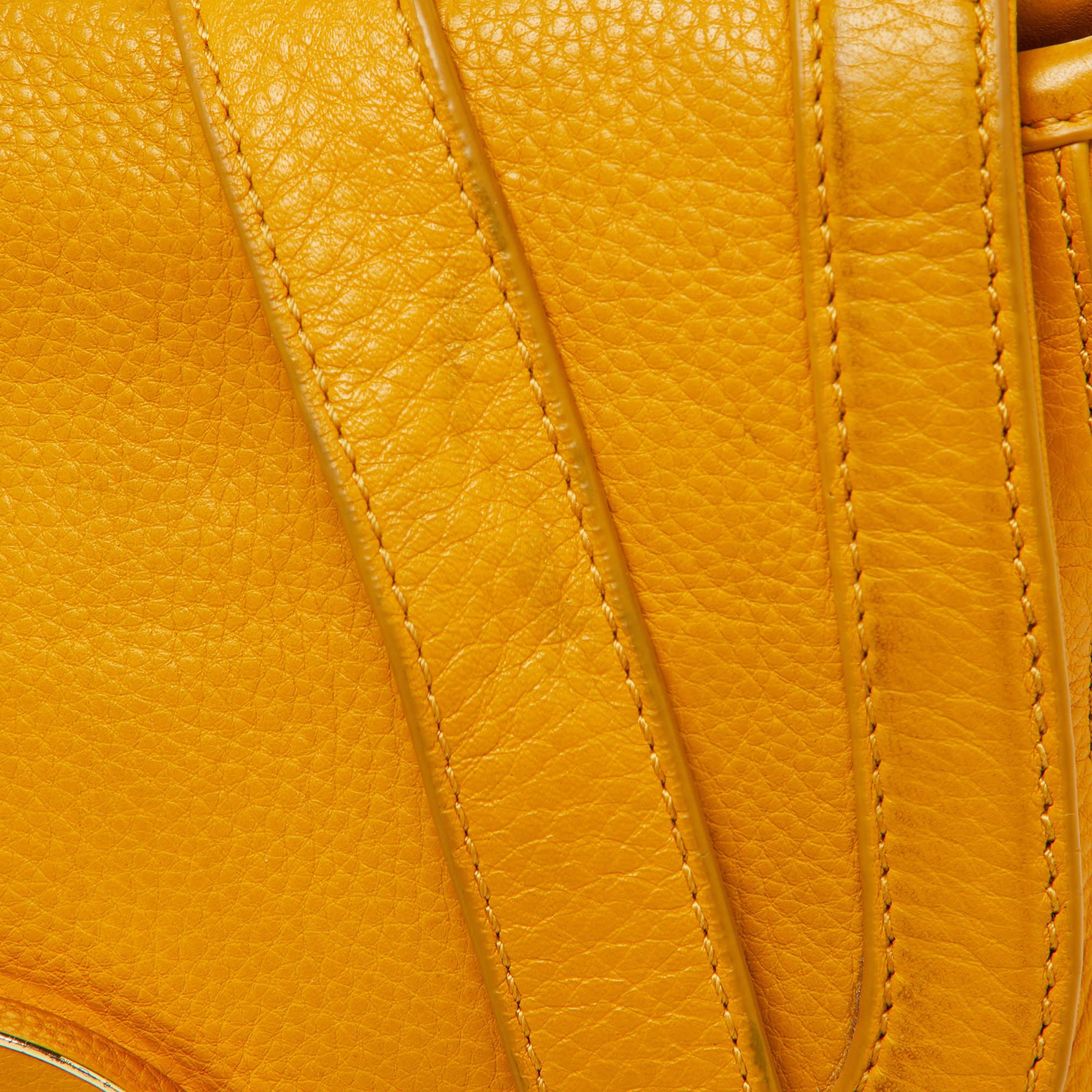 Tory Burch Mustard Leather Amanda Shoulder Bag 2
