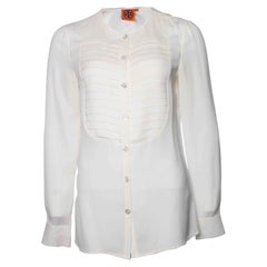 Tory burch, off white blouse