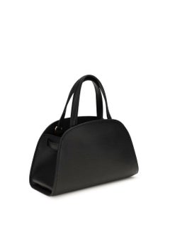 Tory Burch Pebbled Leather Shoulder Bag — Black