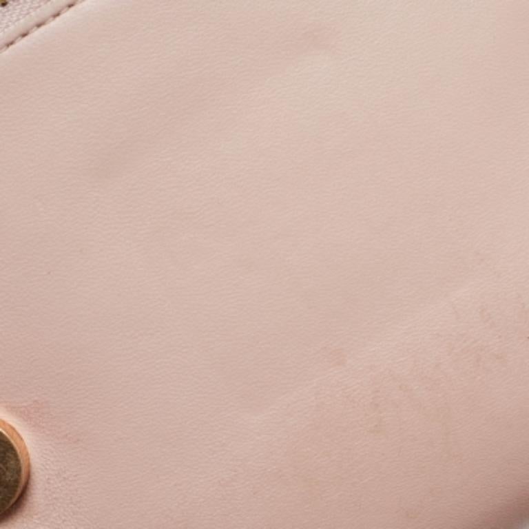 Tory Burch Rosa Leder Britten Umhängetasche mit Klappe im Angebot 5