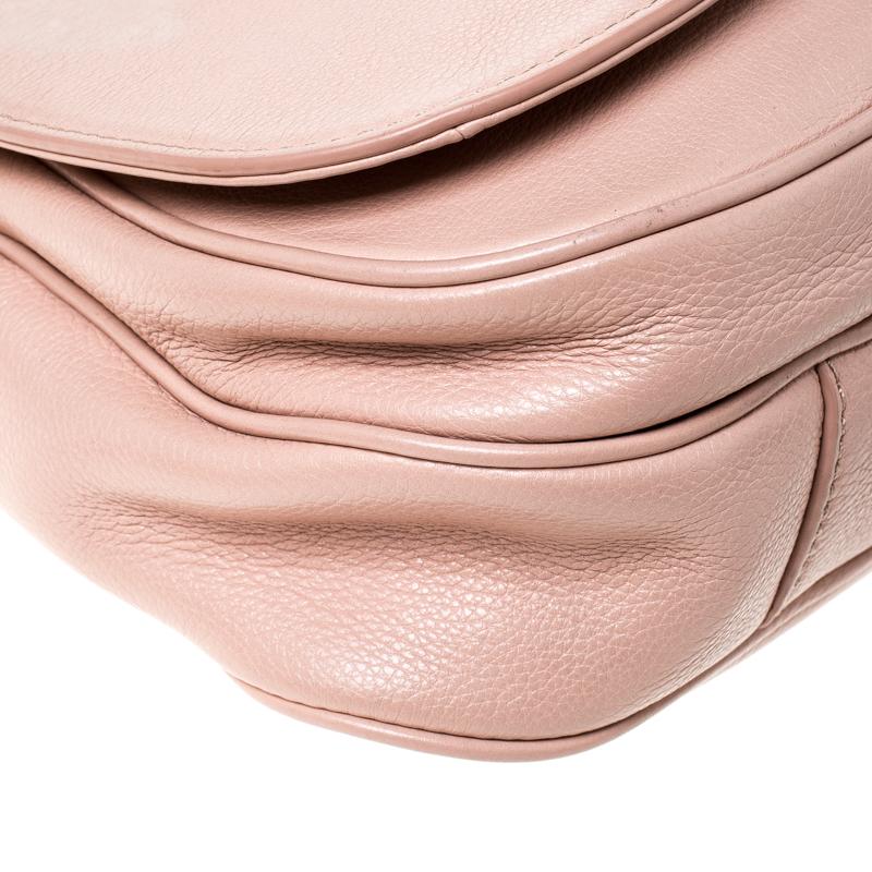 Tory Burch Pink Leather Flap Crossbody Bag 1