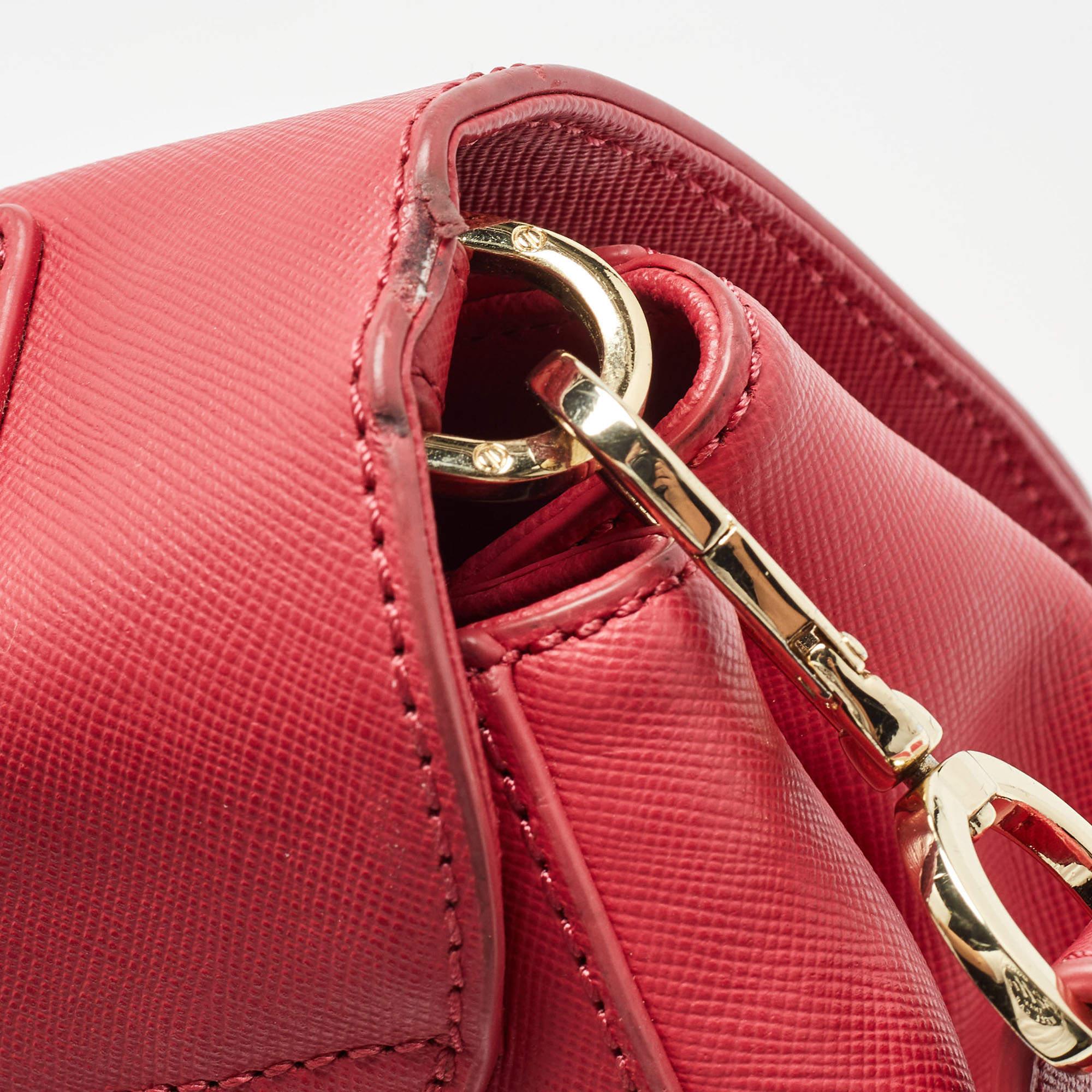Tory Burch Pink Leather Robinson Top Handle Bag 3