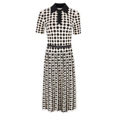 Robe polo en jacquard plissé Tory Burch