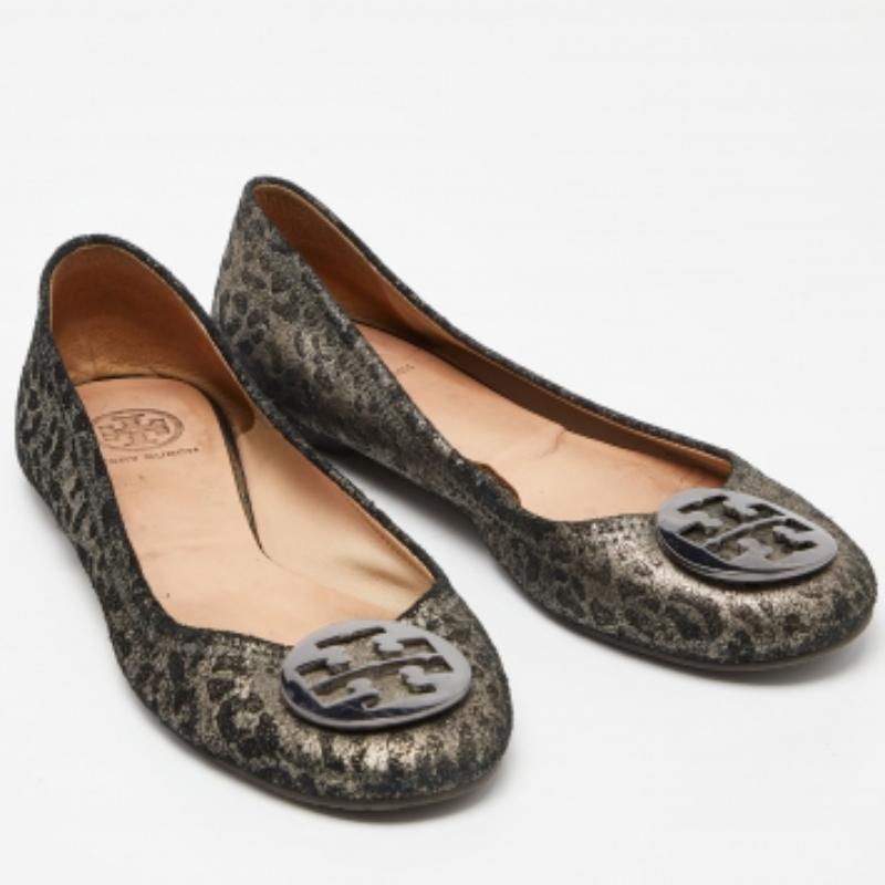 Tory Burch imprimé Luisa Micro Ballet Flats Taille 40 Pour femmes en vente