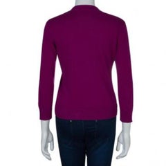 Tory Burch Lila Simone Strickjacke XS