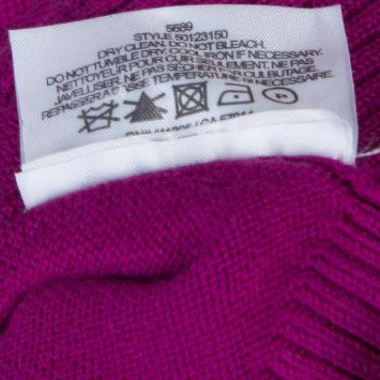Tory Burch Lila Simone Strickjacke XS im Angebot 3