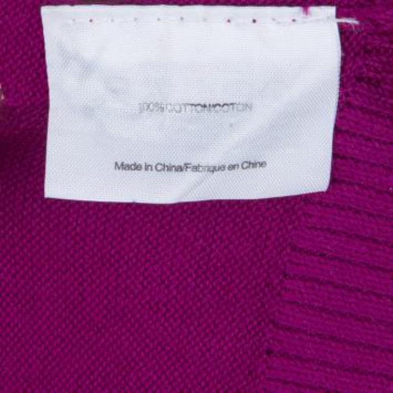 Tory Burch Lila Simone Strickjacke XS im Angebot 4