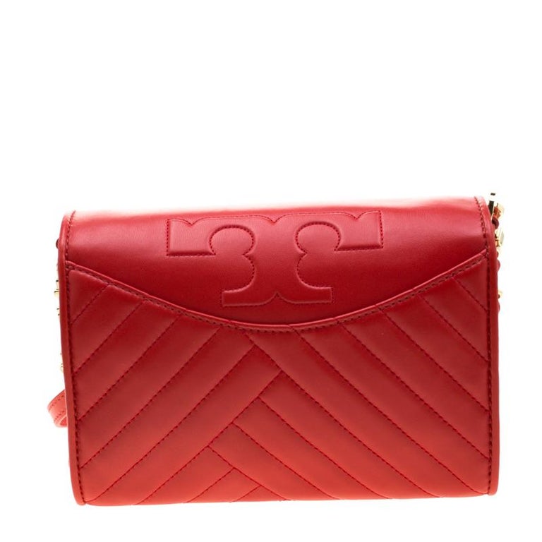 Tory Burch Red Leather Alexa Combo Crossbody Bag For Sale at 1stDibs | red tory  burch bag, tory burch alexa crossbody, tory burch alexa combo crossbody