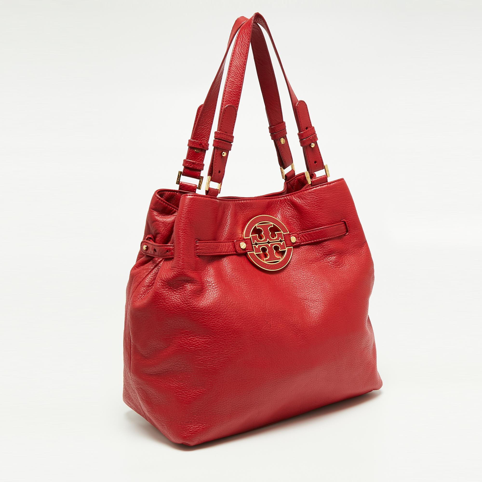Tory Burch Red Leather Amanda Tote at 1stDibs tory burch port st