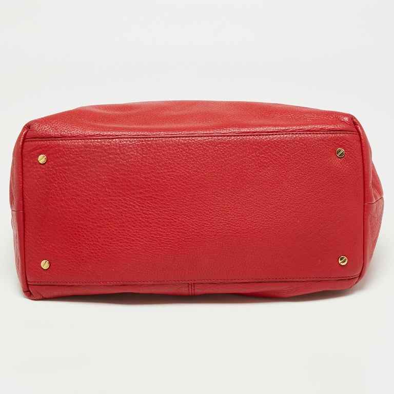 Tory Burch Red Leather Amanda Tote at 1stDibs