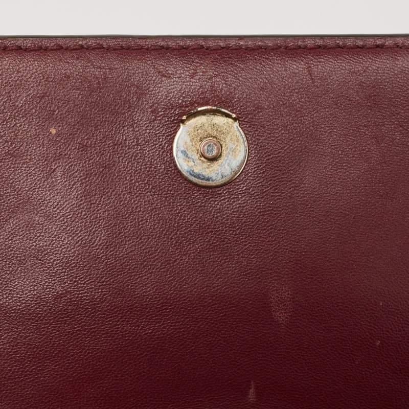 Tory Burch Red Leather Small Fleming Shoulder Bag For Sale 1