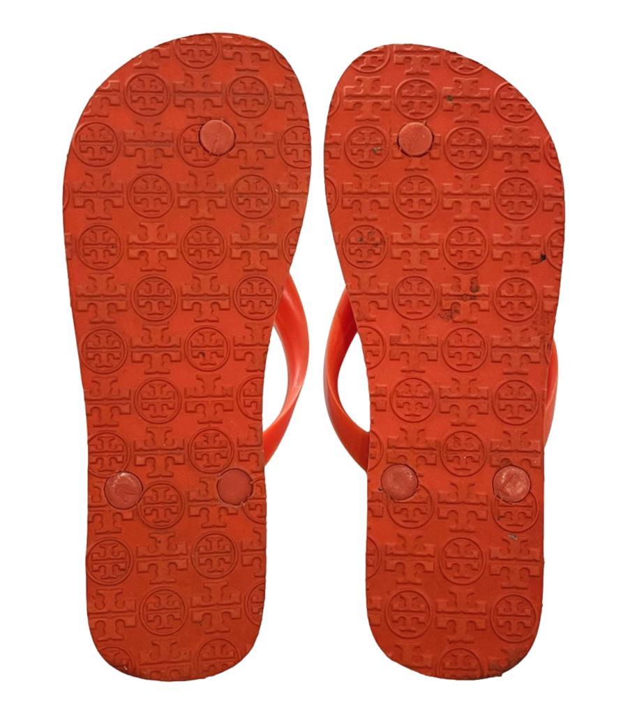 Tory Burch Rubber Flip Flop Sandals For Sale 1