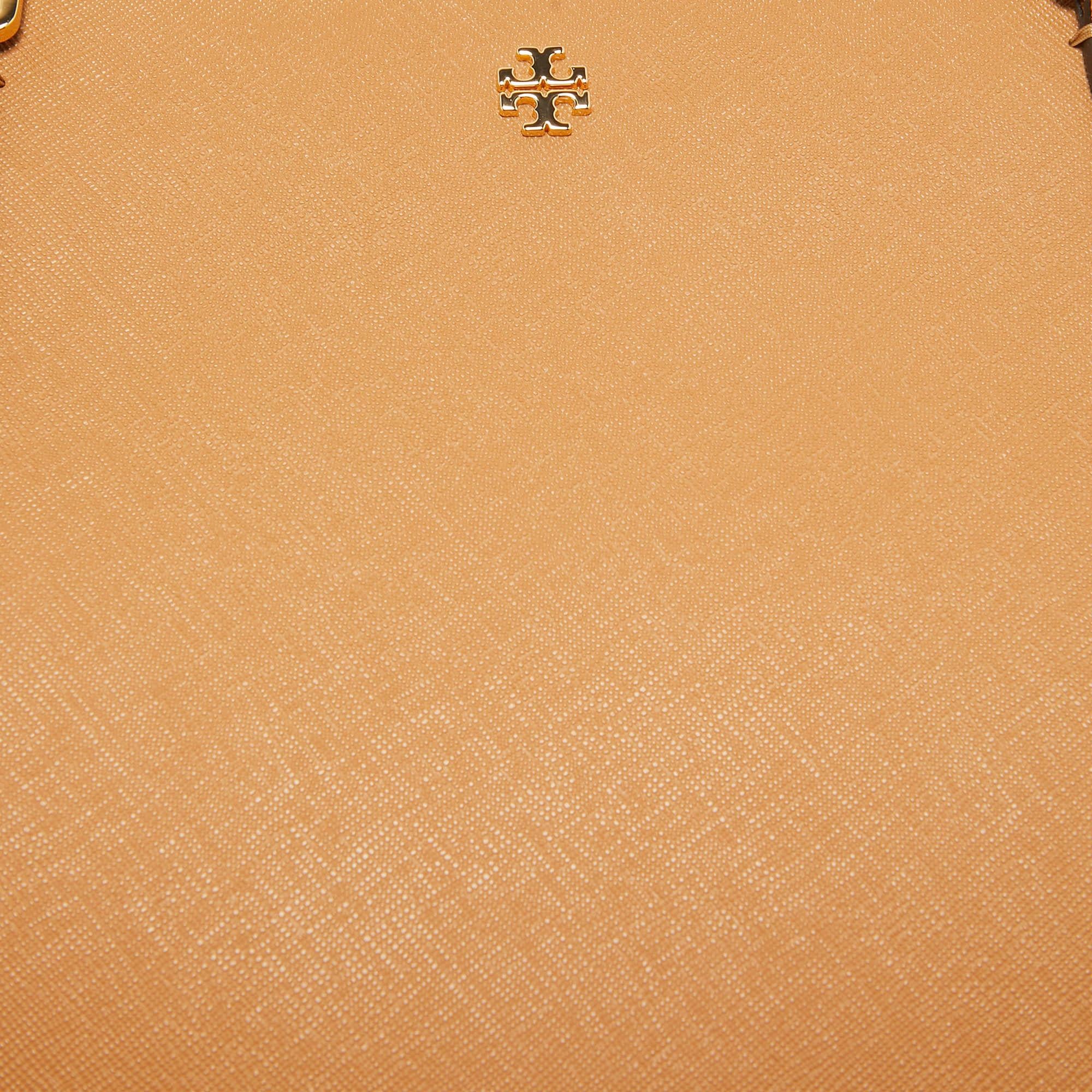 Women's Tory Burch Tan Leather Emerson Tote