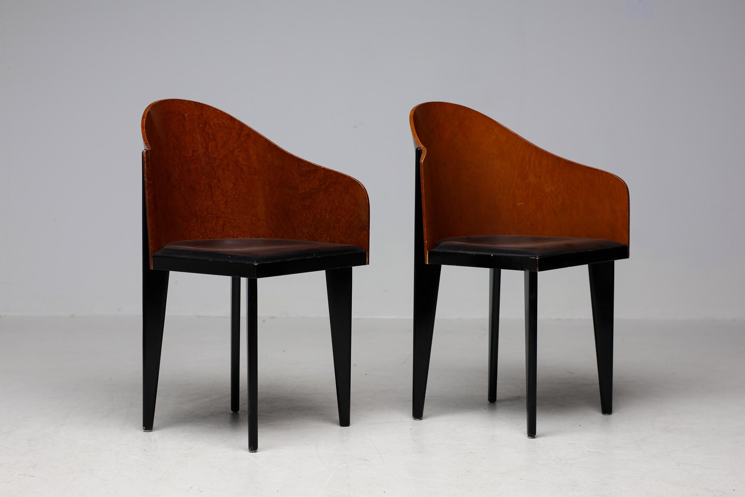 Toscana Chairs by Piero Sartogo for Saporiti For Sale 3