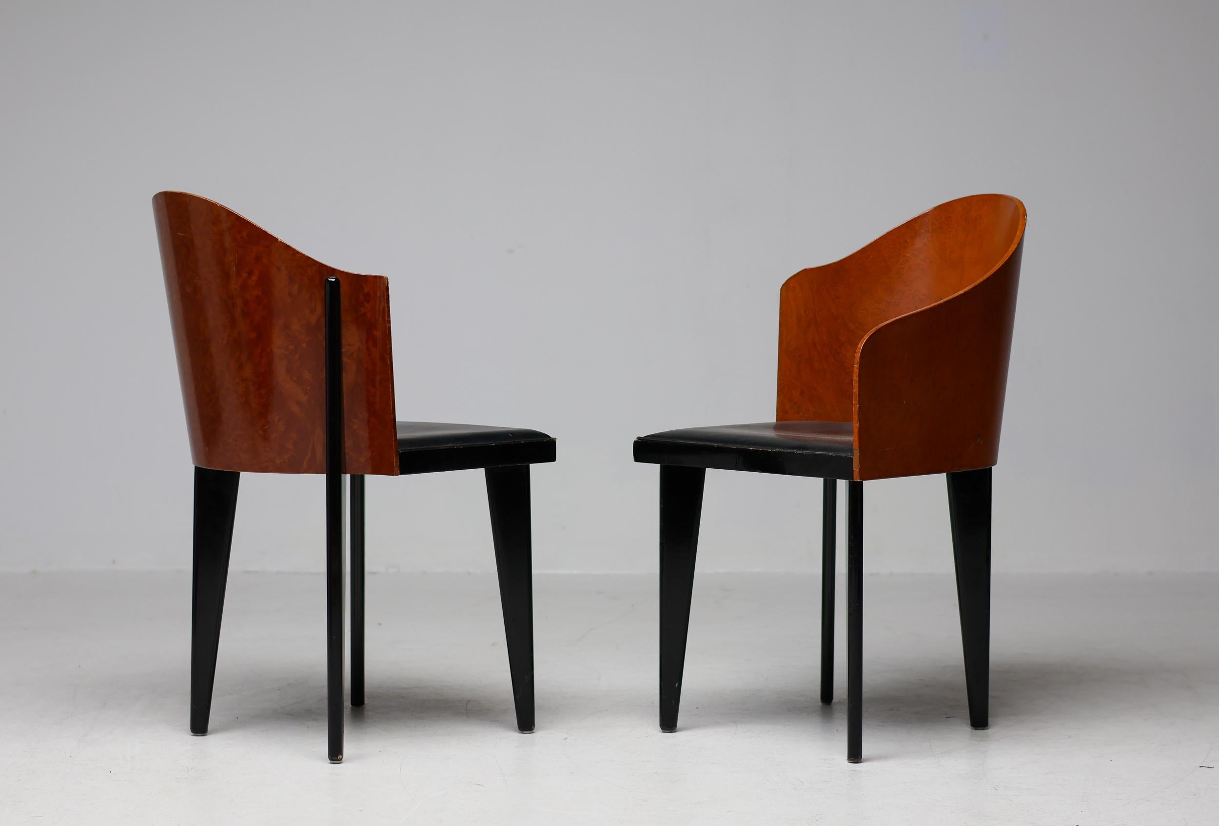 Italian Toscana Chairs by Piero Sartogo for Saporiti For Sale
