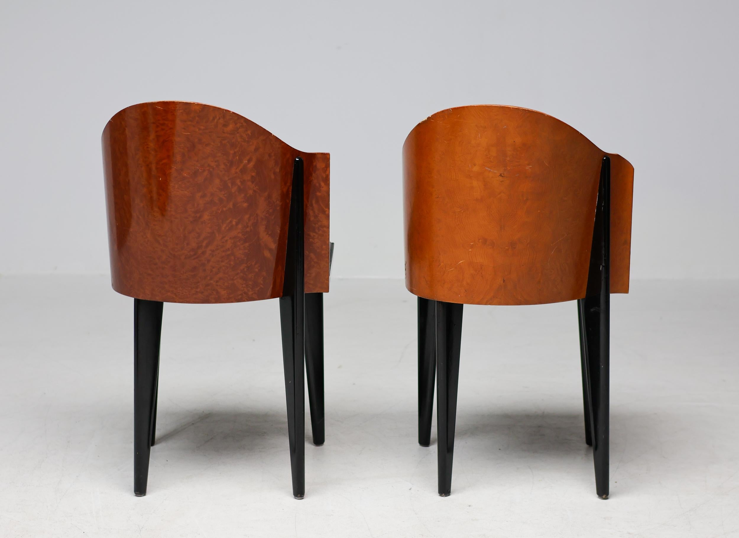 Leather Toscana Chairs by Piero Sartogo for Saporiti For Sale