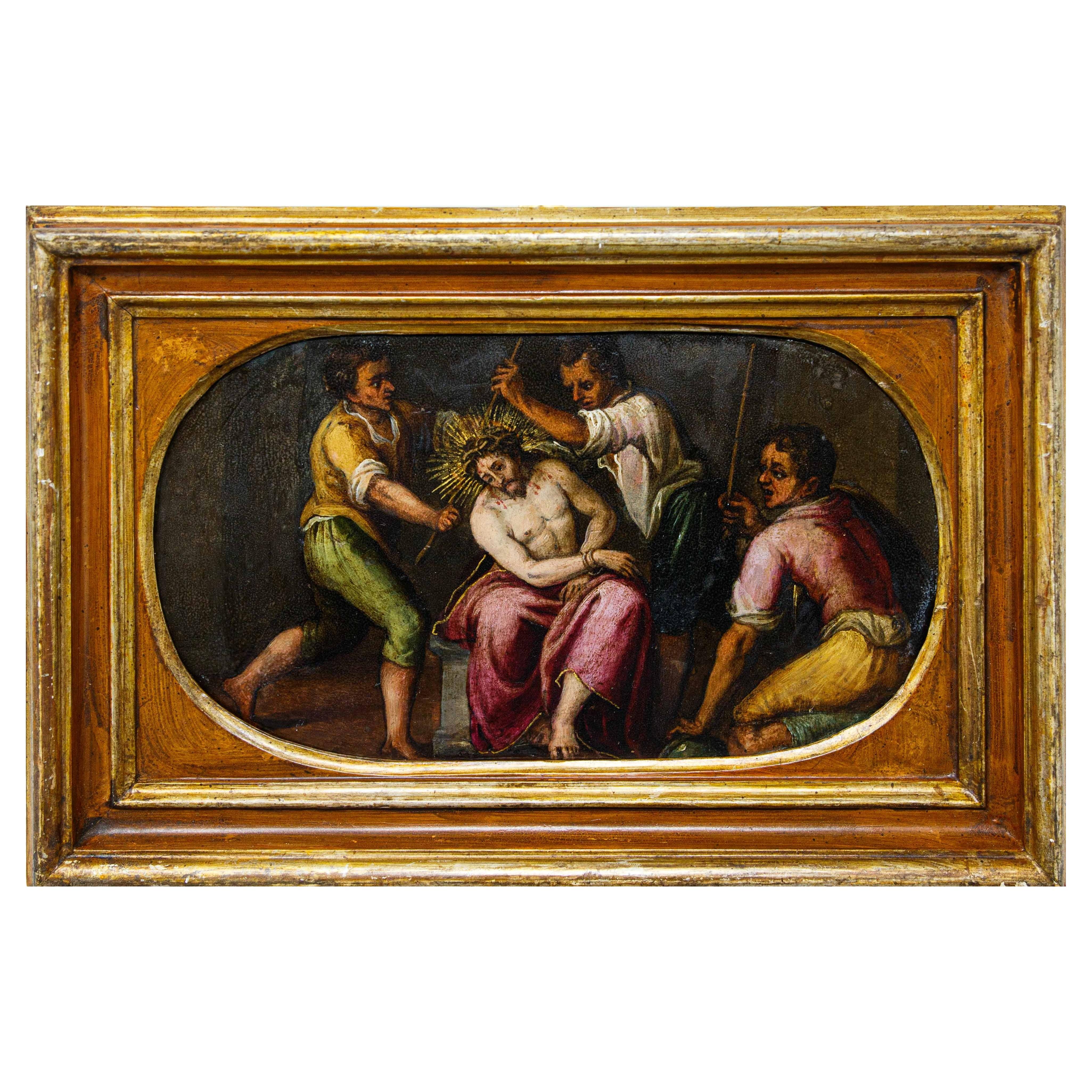 Tuscany, 16th century, Christ crowned with thorns