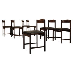 Toscanella dining chairs designed by Sergio Camilli for Poltronova, 1963.