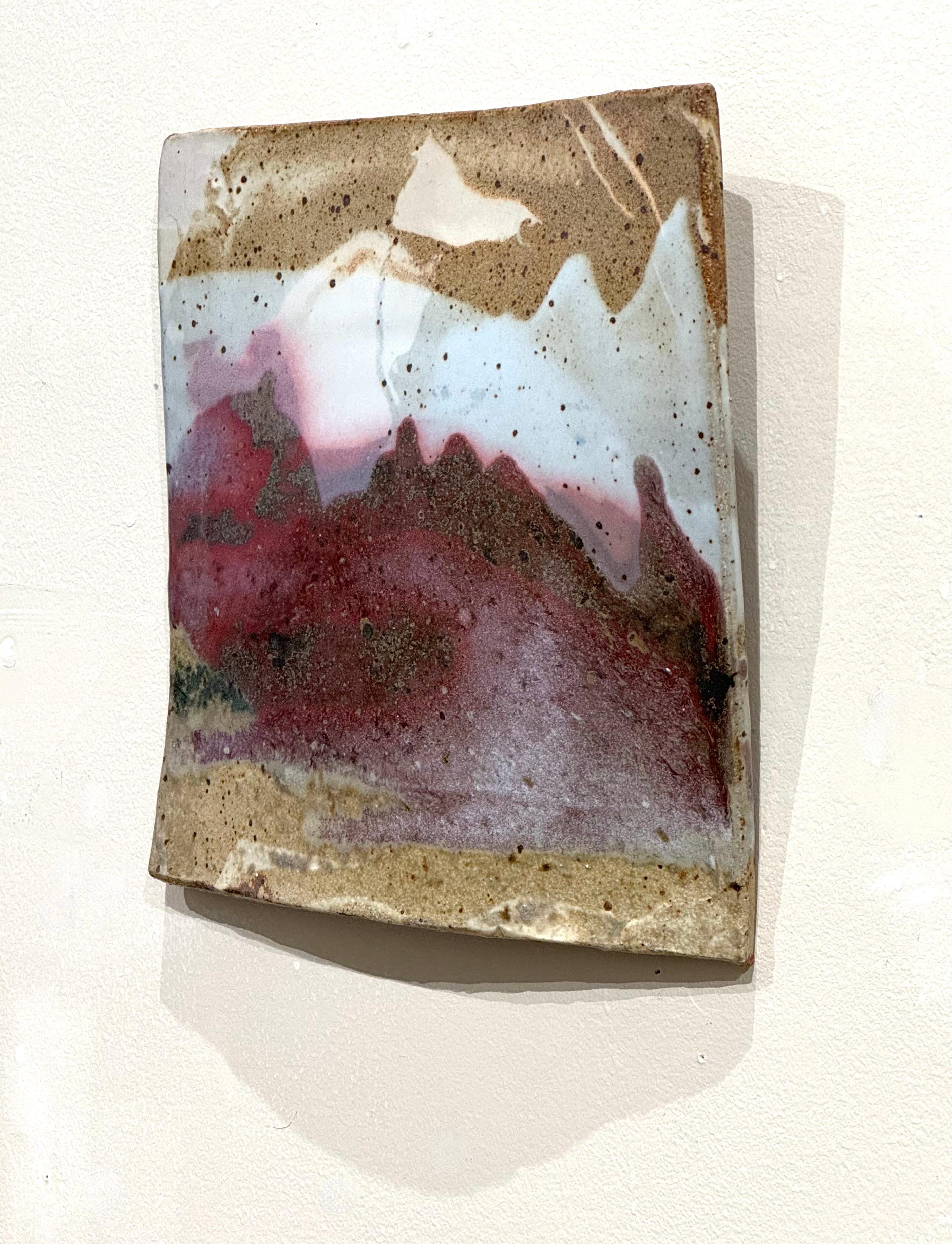 Toshiko Takaezu Ceramic Wall Hanging Tile In Good Condition For Sale In Oakland, CA