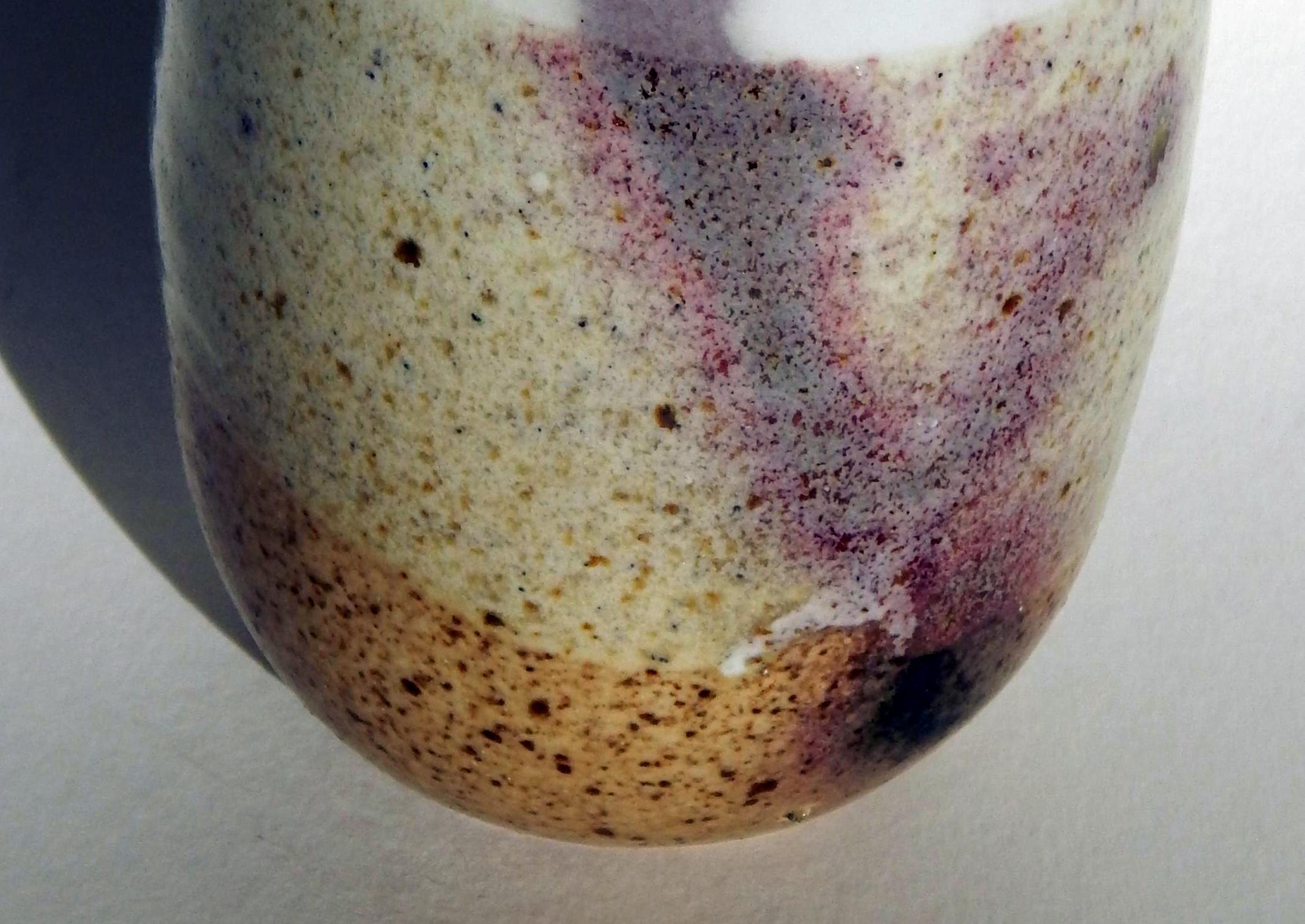 Toshiko Takaezu, Important Studio Potter, Moon Pot with Rattle, Great Glaze 1