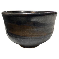 Toshiko Takaezu Signed Japanese Hawaiian Glazed Pottery Chawan Yunomi Tea Bowl