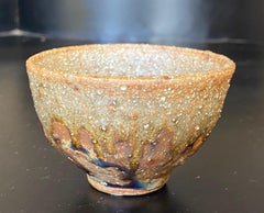 Toshiko Takaezu Signed Japanese Shigaraki Ware Pottery Chawan Yunomi Tea Bowl