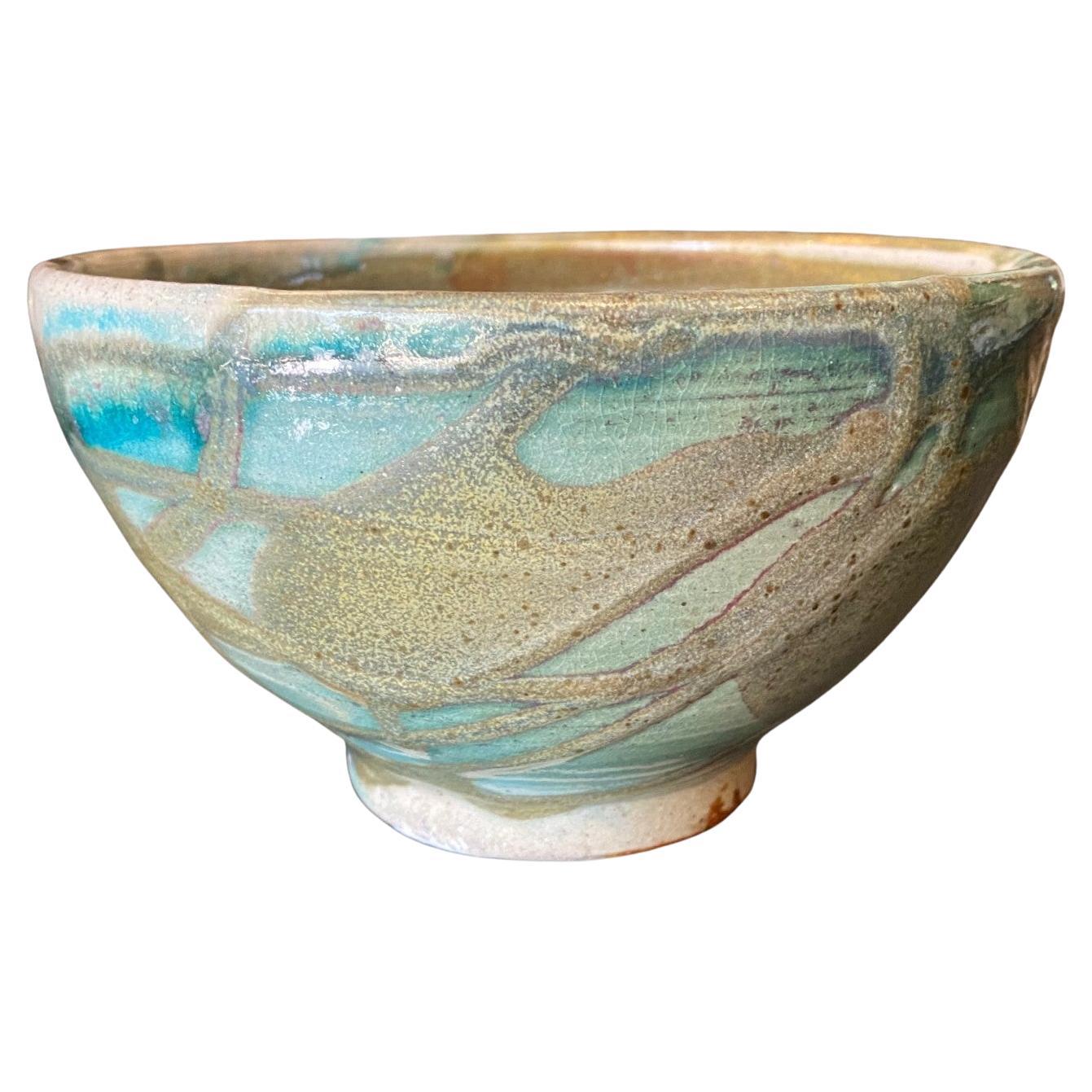 Toshiko Takaezu Signed Mid-Century Modern Japanese Hawaiian Studio Pottery Bowl