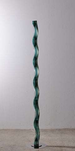 Endless column of glass / 240601 by Toshio Iezumi - Contemporary sculpture
