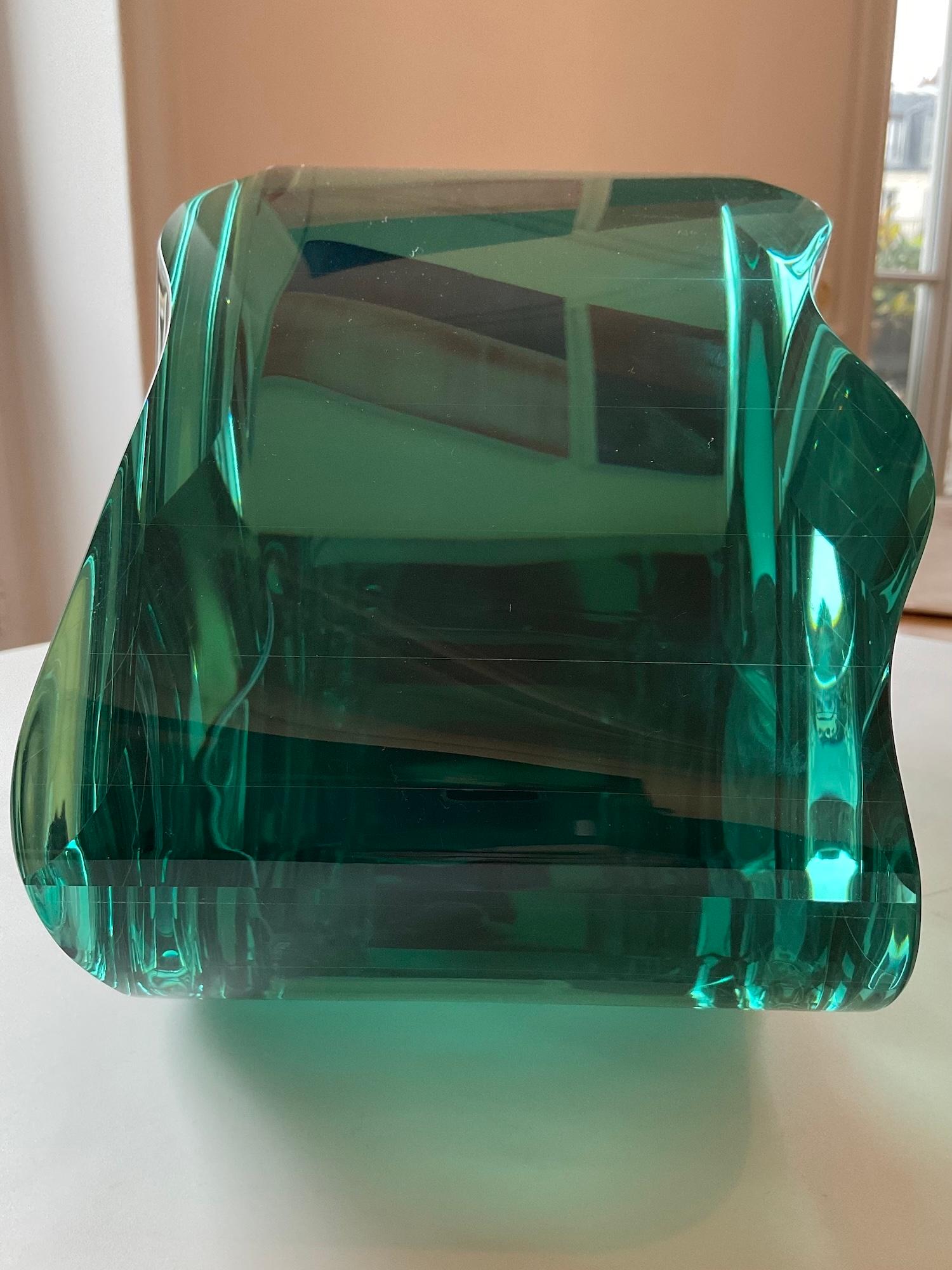 F.230901, Beginning of the World by Toshio Iezumi - Contemporary glass sculpture For Sale 12