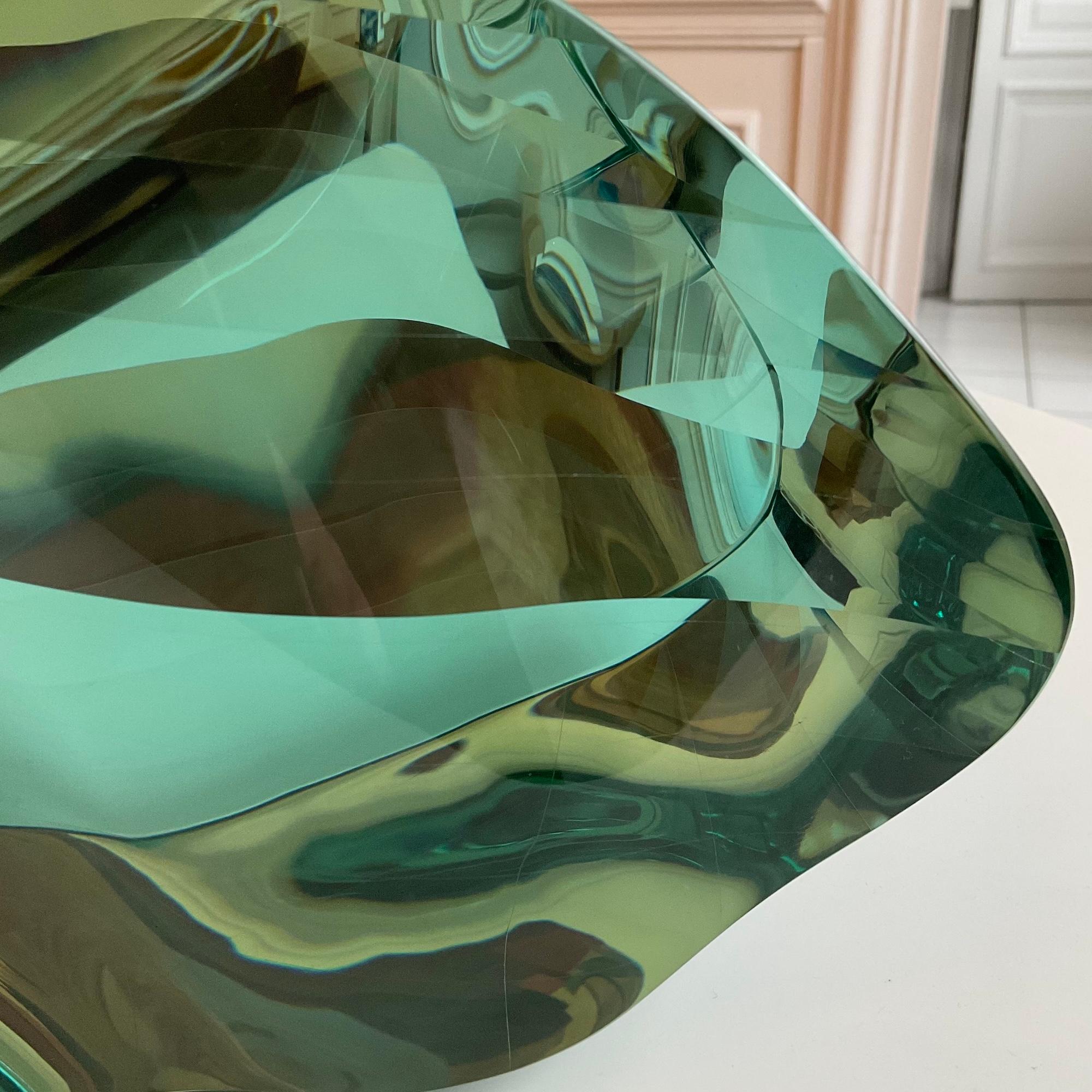 F.230901, Beginning of the World by Toshio Iezumi - Contemporary glass sculpture For Sale 13